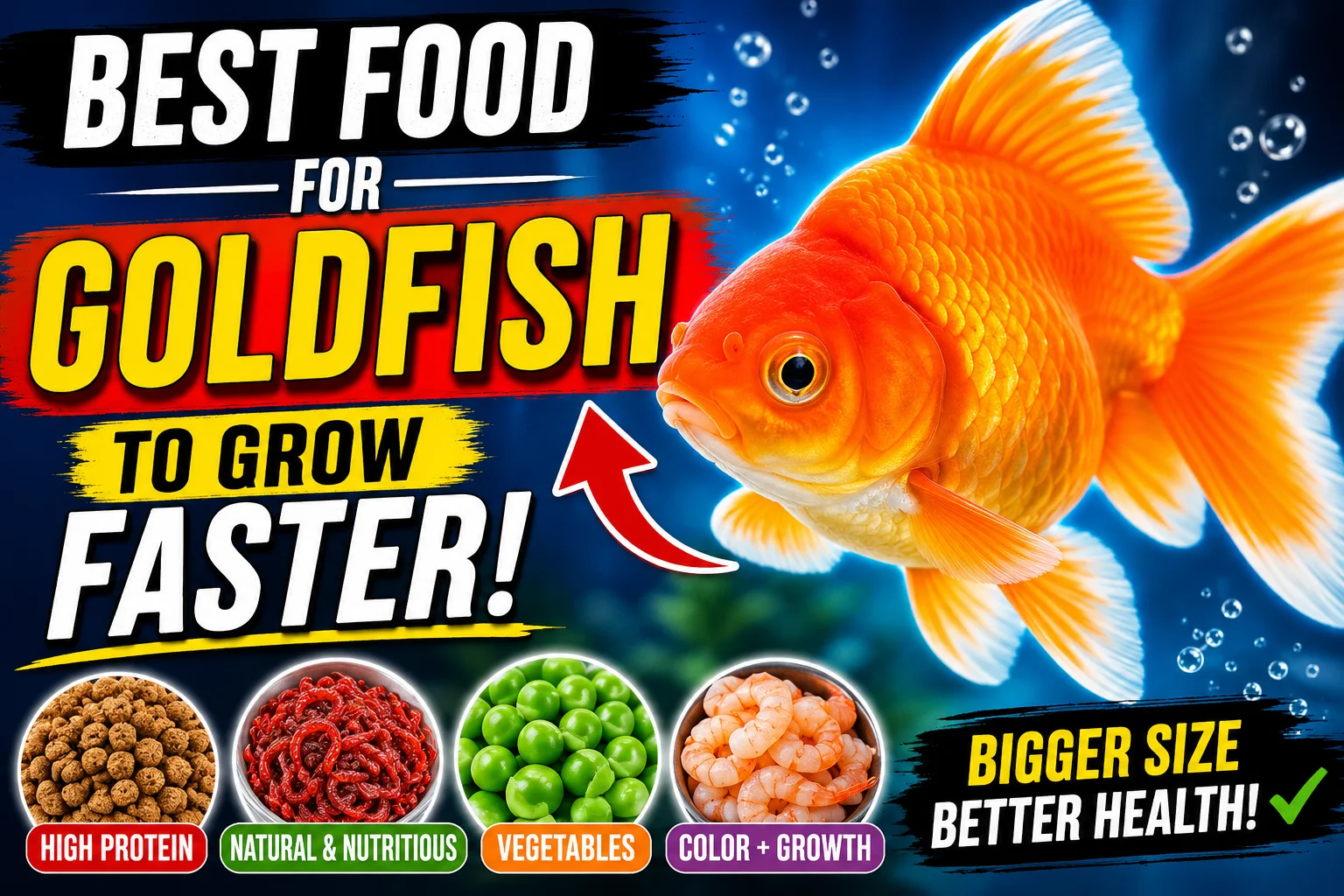 Best Food for Goldfish To Grow Faster