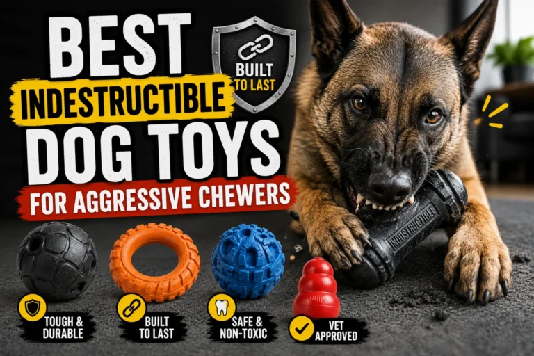 Best Indestructible Dog Toys for Aggressive Chewers