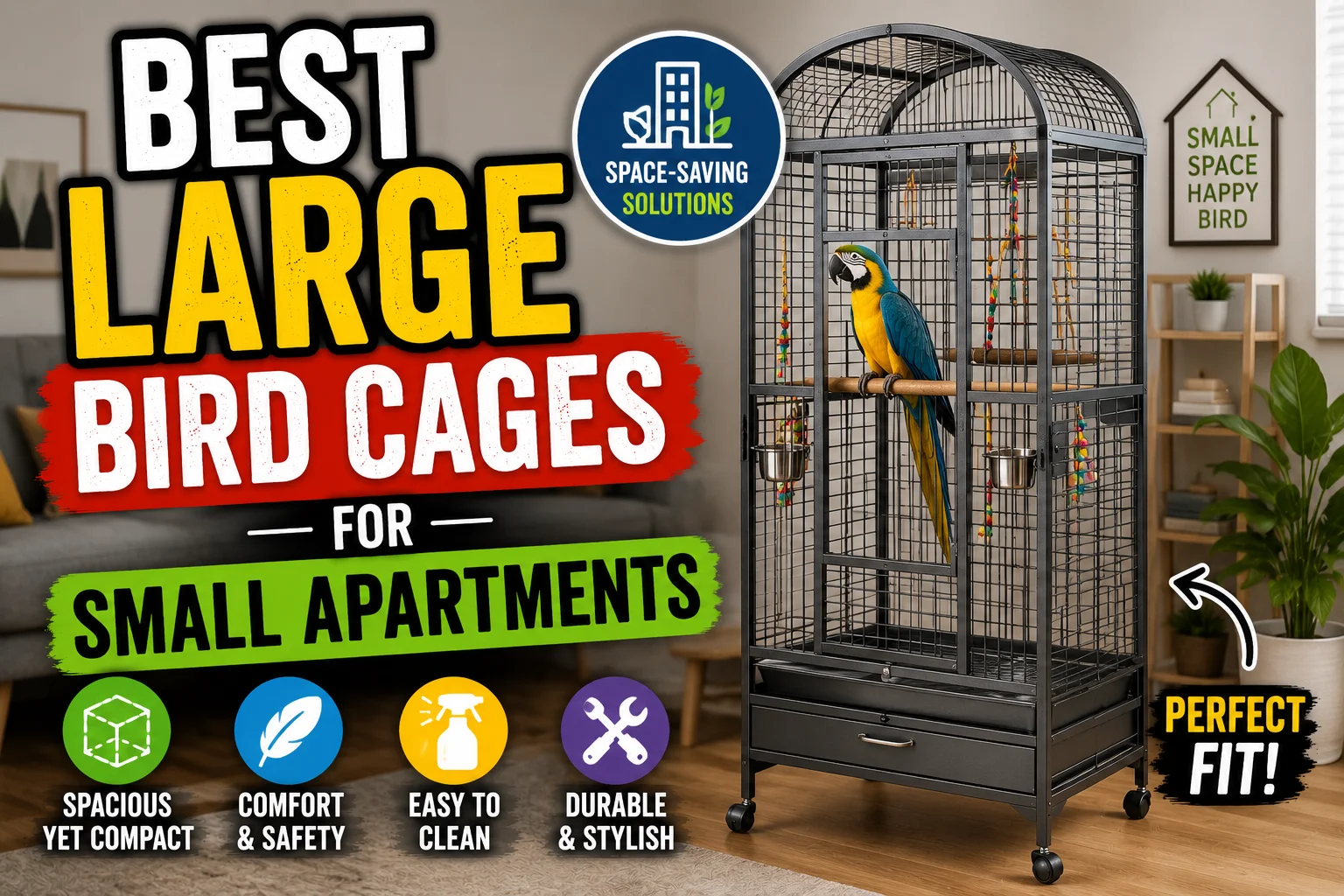 Best Large Bird Cages for Small Apartments
