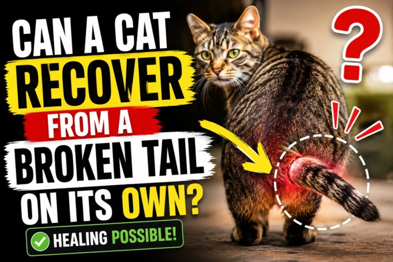 Can A Cat Recover From A Broken Tail On Its Own?