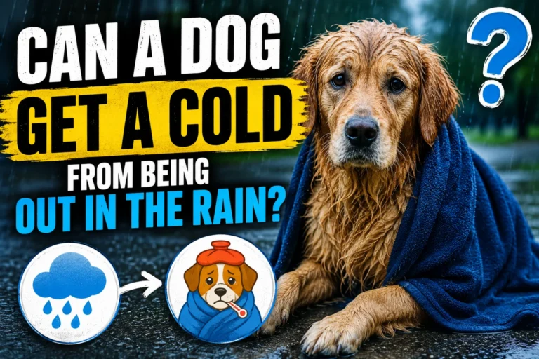 Can A Dog Get A Cold From Being Out In The Rain?