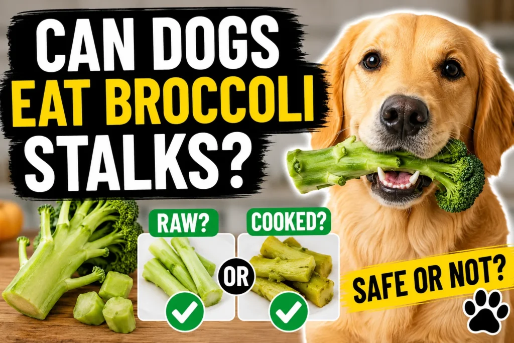 Can Dogs Eat Broccoli Stalks Raw or Cooked?