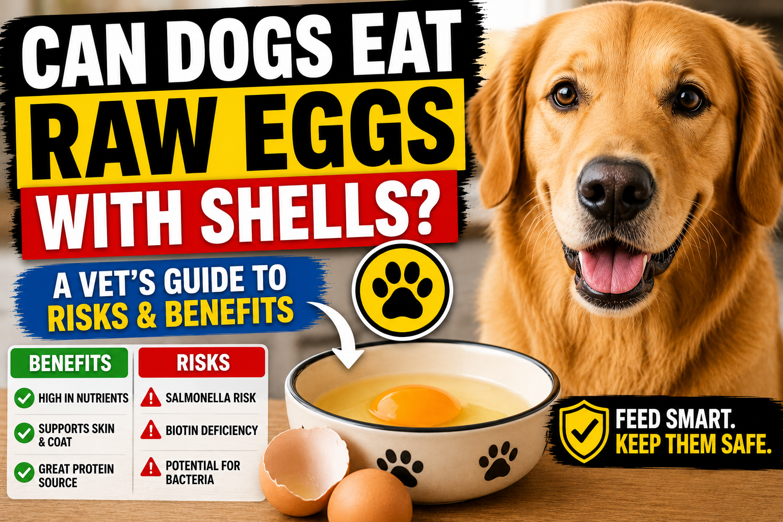 Can Dogs Eat Raw Eggs with Shells