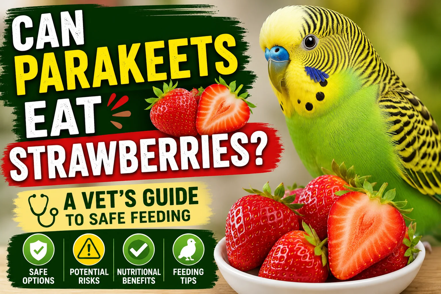 Can Parakeets Eat Strawberries? A Vet’s Guide to Safe Feeding