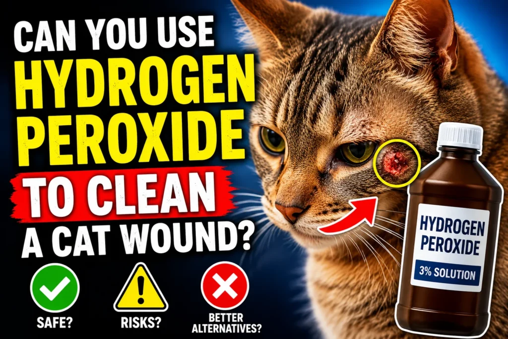 Can You Use Hydrogen Peroxide to Clean a Cat Wound?