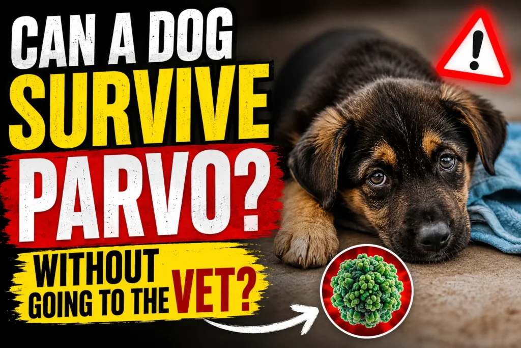 Can a Dog Survive Parvo Without Going to the Vet?
