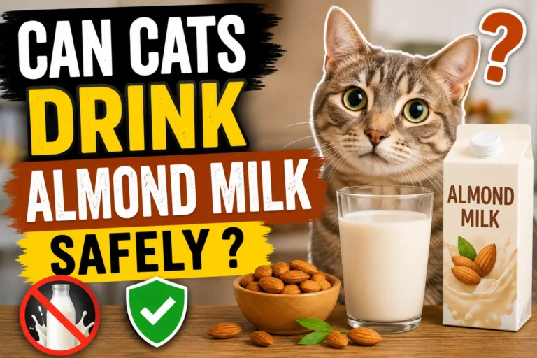 Cats Drink Almond Milk