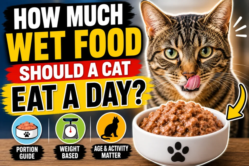How Much Wet Food Should a Cat Eat a Day?