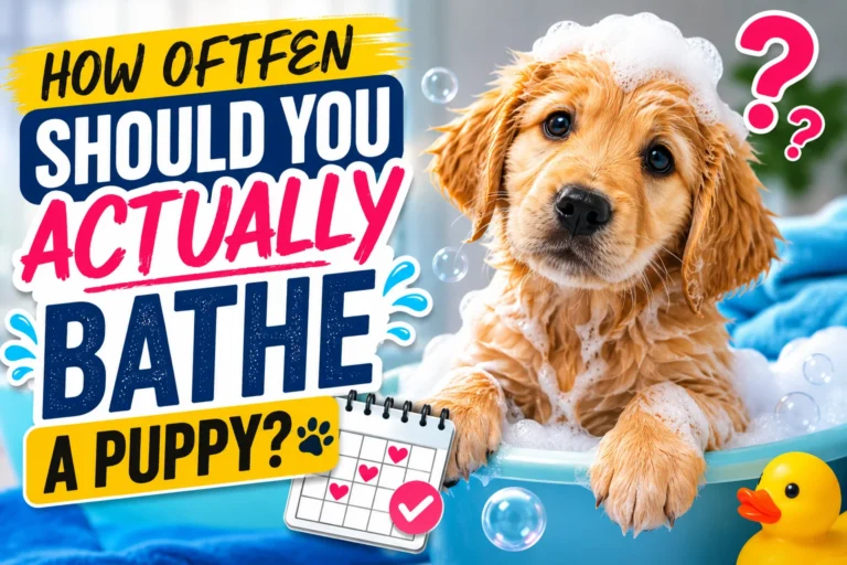 How Often Should You Actually Bathe a Puppy?