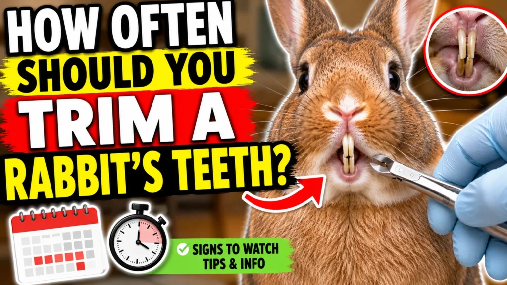 How Often Should You Trim a Rabbits Teeth?