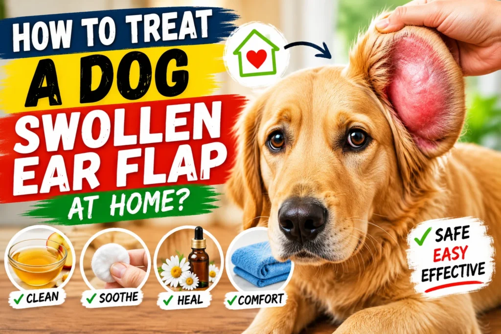 How To Treat A Dog Swollen Ear Flap At Home?