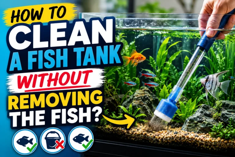 Clean a Fish Tank Without Removing the Fish