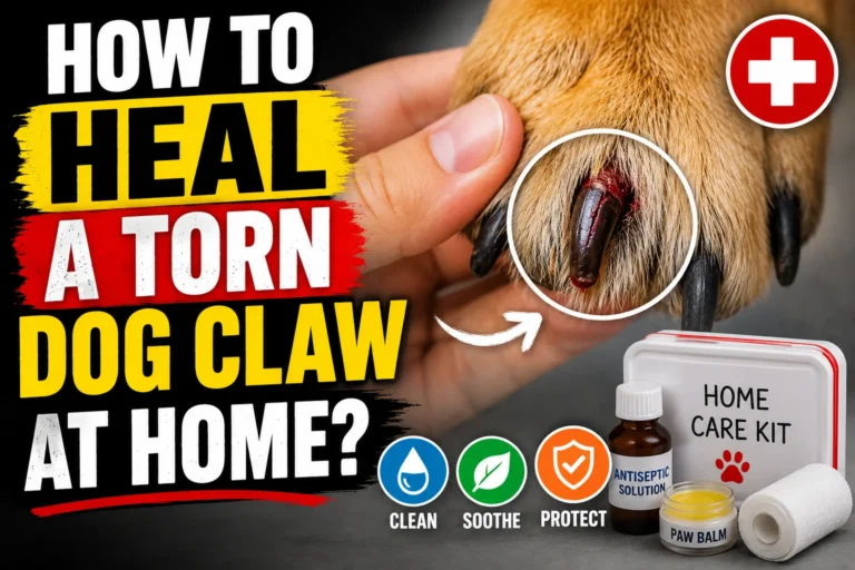 How to Heal a Torn Dog Claw at Home?