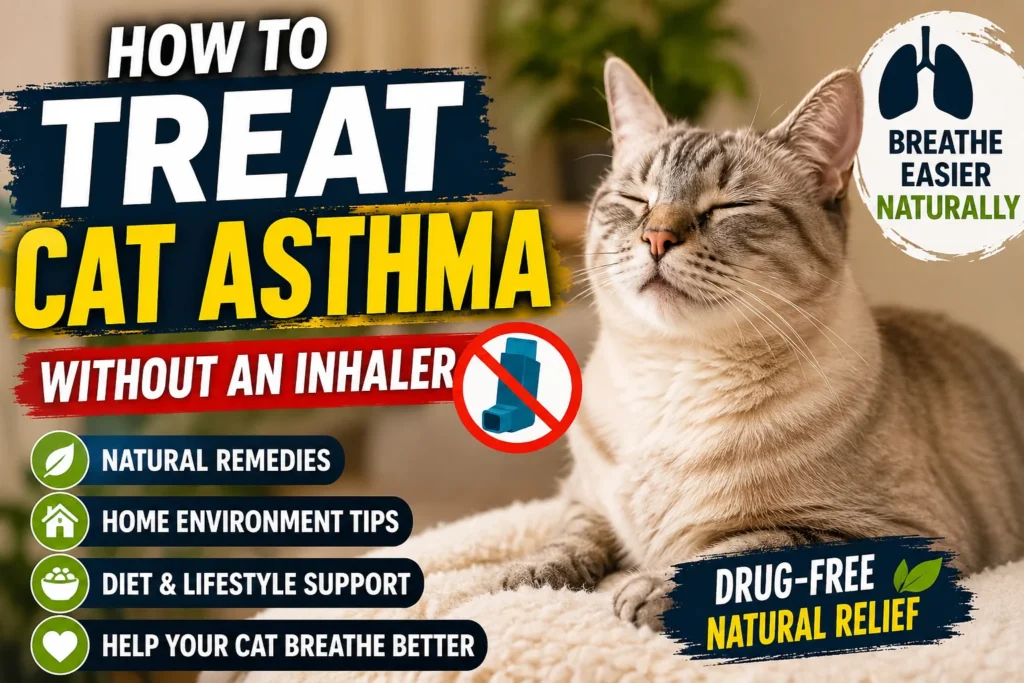 How to Treat Cat Asthma Without an Inhaler?