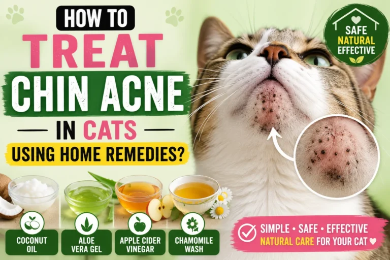 How to Treat Chin Acne in Cats Using Home Remedies?