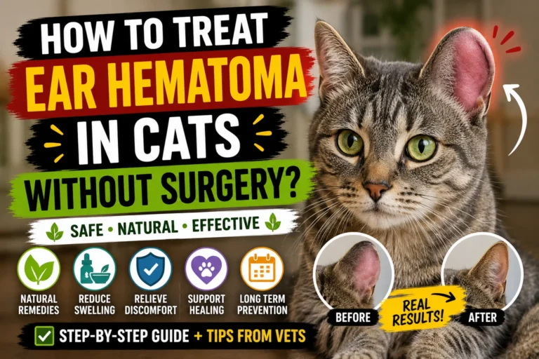 How to Treat Ear Hematoma in Cats Without Surgery?