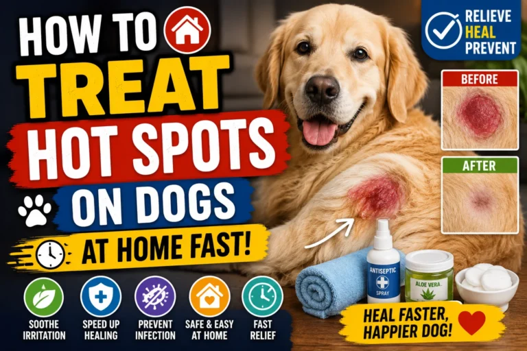 How to Treat Hot Spots on Dogs at Home Fast?