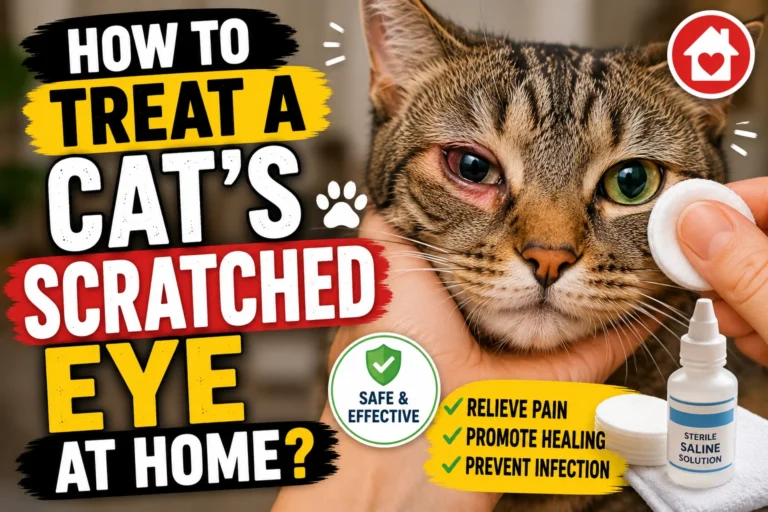 How to Treat a Cats Scratched Eye at Home?