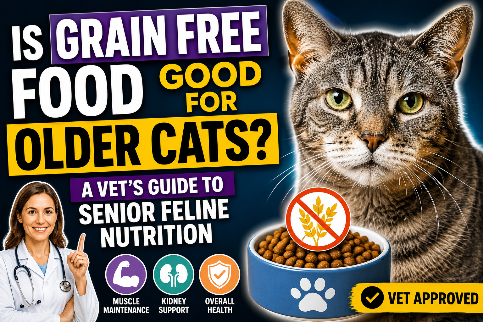 Is Grain Free Food Good for Older Cats?