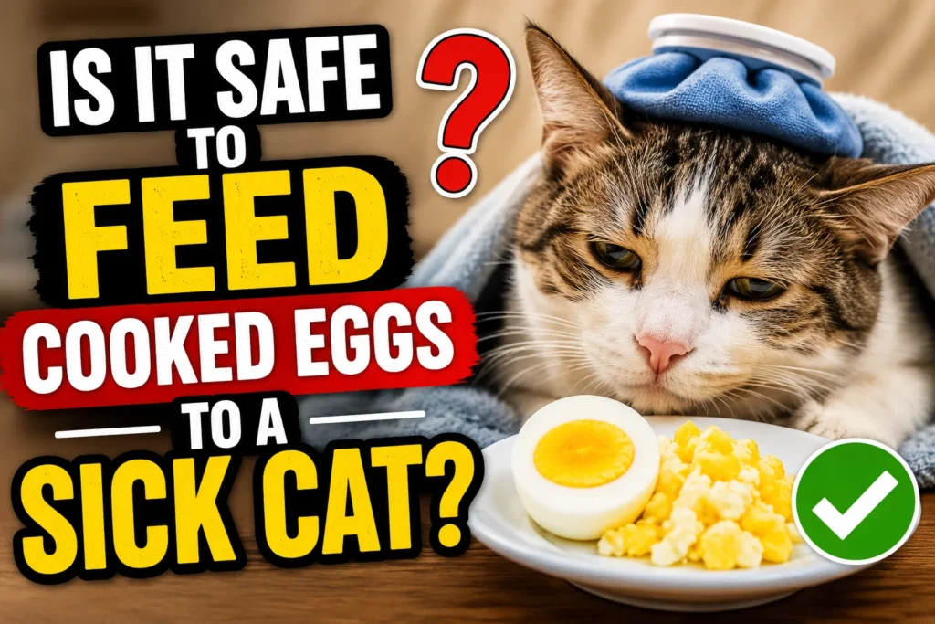 Is It Safe to Feed Cooked Eggs to a Sick Cat?