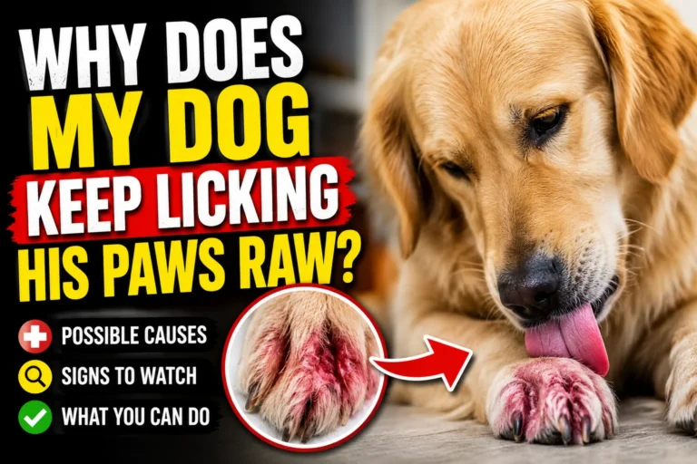 My Dog Keep Licking His Paws Raw