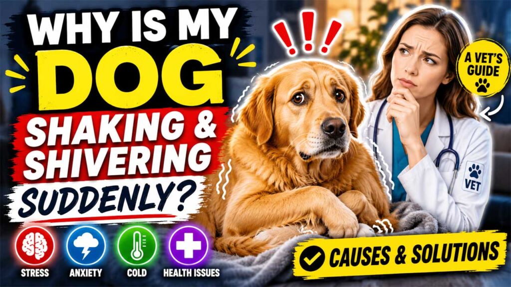 My Dog Shaking and Shivering Suddenly? A Vet’s Guide to Causes & Solutions