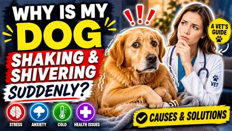 My Dog Shaking and Shivering Suddenly? A Vet’s Guide to Causes & Solutions