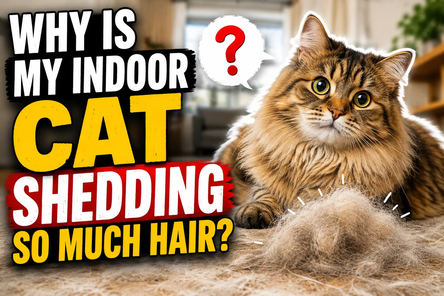 My Indoor Cat Shedding So Much Hair