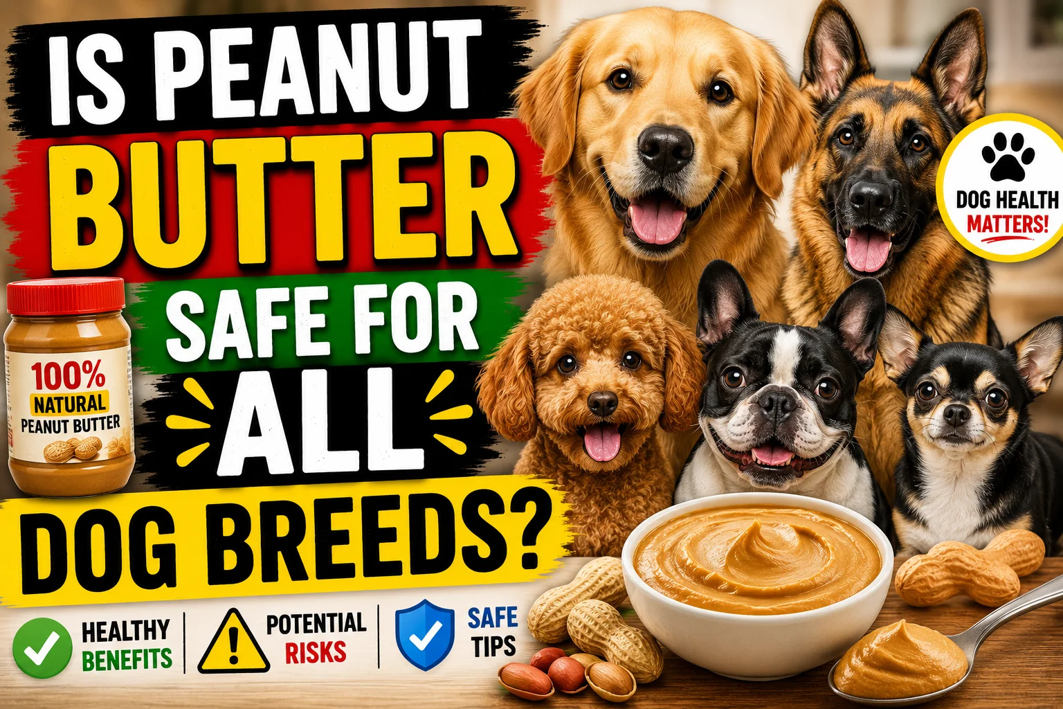 Peanut Butter Safe for All Dog
