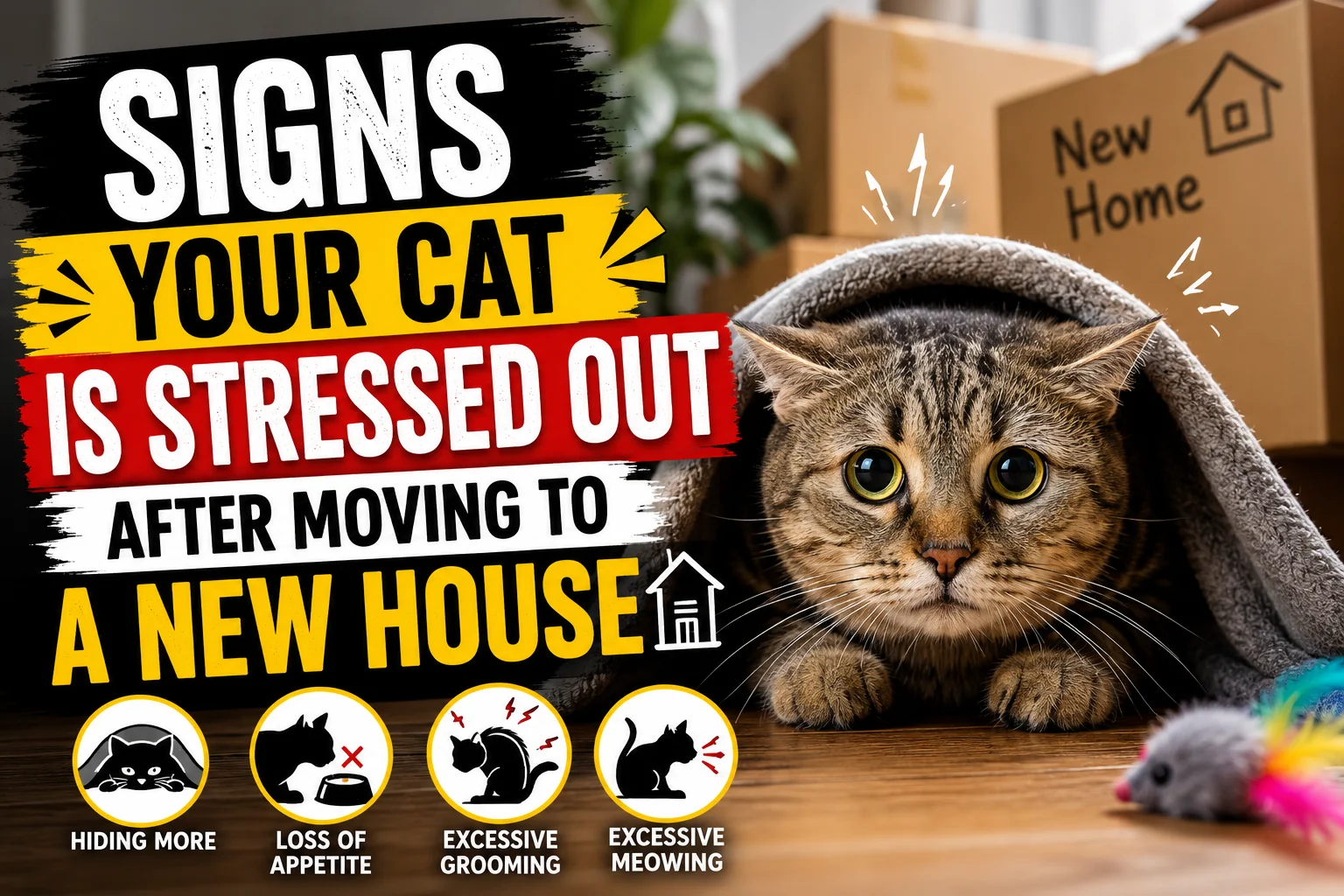 Signs Your Cat Is Stressed Out After Moving to a New House