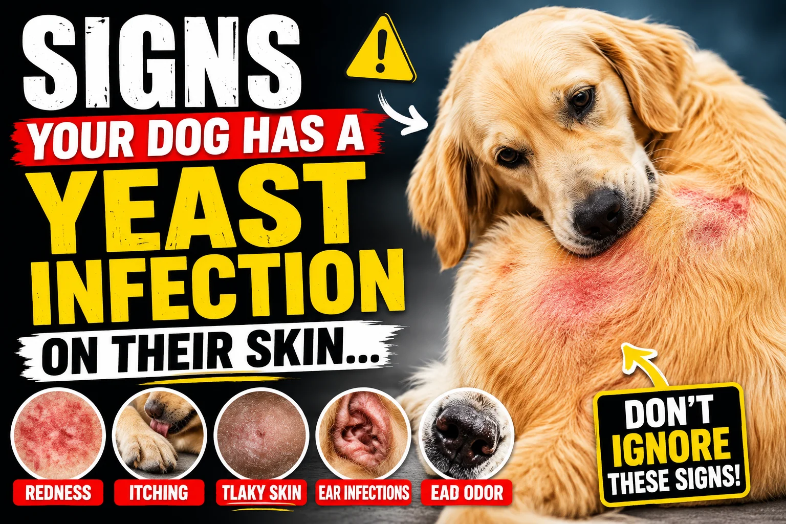 Signs Your Dog Has a Yeast Infection on Their Skin
