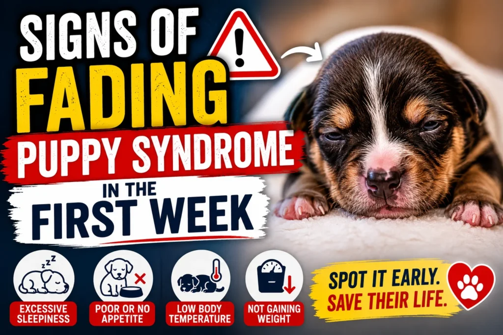 Signs of Fading Puppy Syndrome in the First Week
