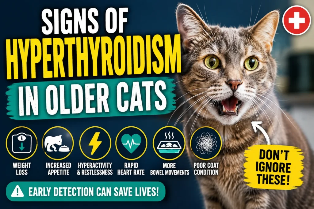 Signs of Hyperthyroidism in Older Cats