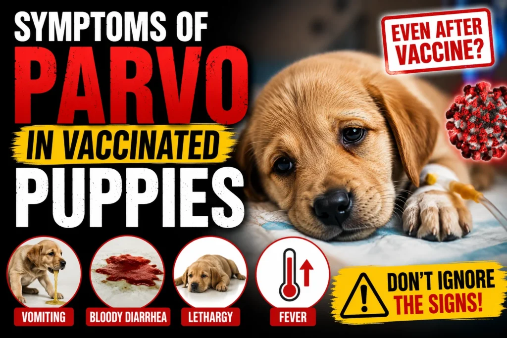 Symptoms Of Parvo In Vaccinated Puppies
