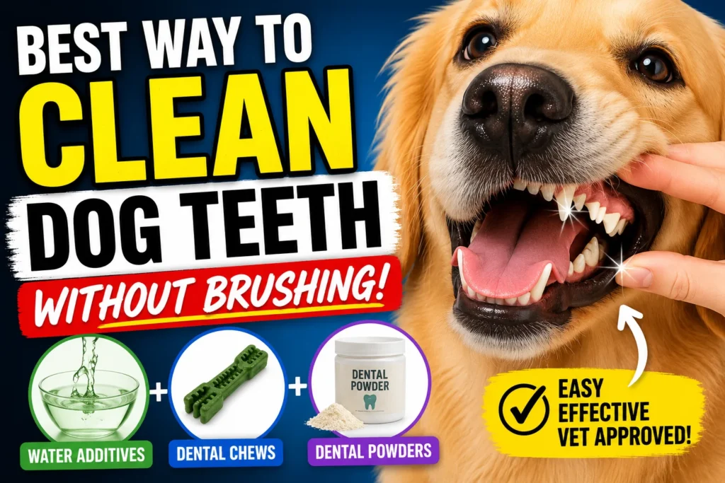 The Best Way to Clean Dog Teeth Without Brushing