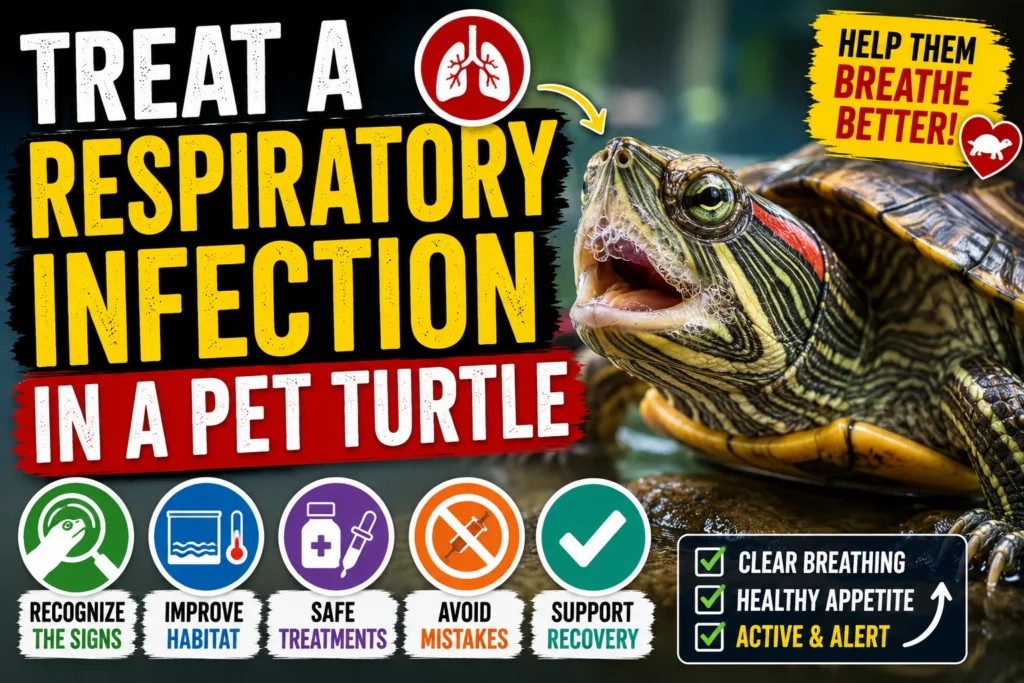 Treat a Respiratory Infection in a Pet Turtle
