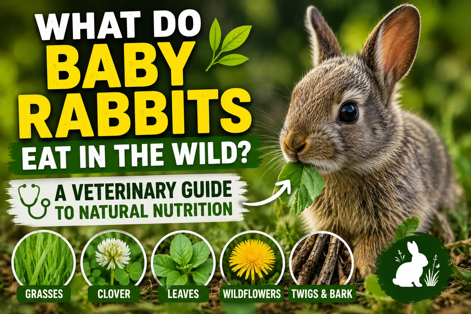 What Do Baby Rabbits Eat in the Wild A Veterinary Guide to Natural Nutrition