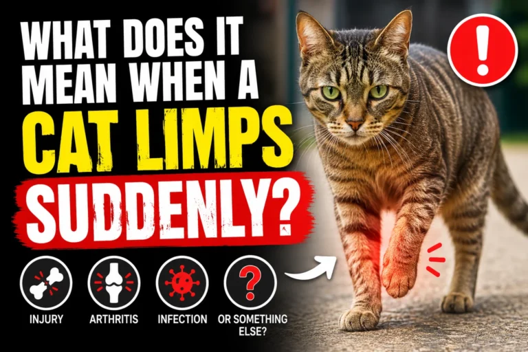 What Does It Mean When a Cat Limps Suddenly?