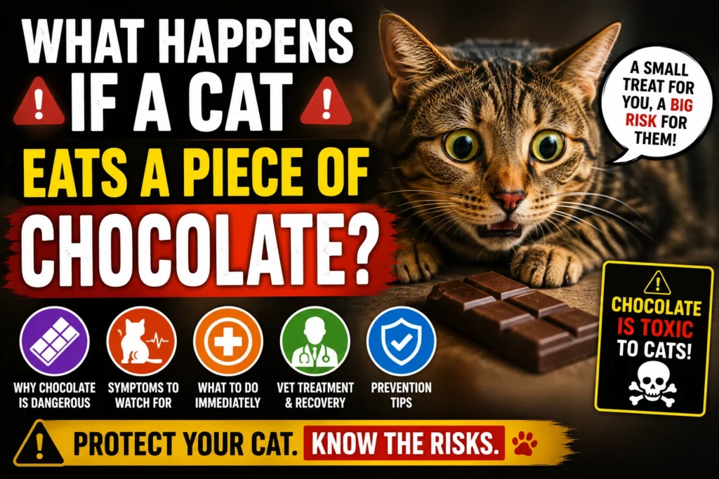 What Happens If a Cat Eats a Piece of Chocolate?