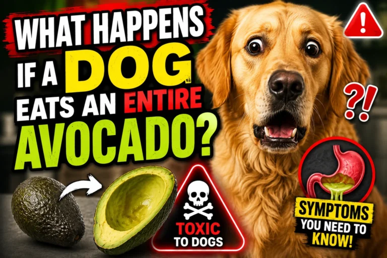 What Happens If a Dog Eats an Entire Avocado?