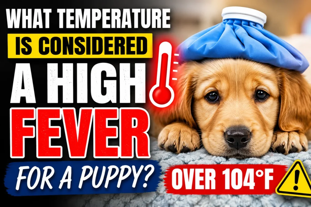 What Temperature is Considered a High Fever for a Puppy?