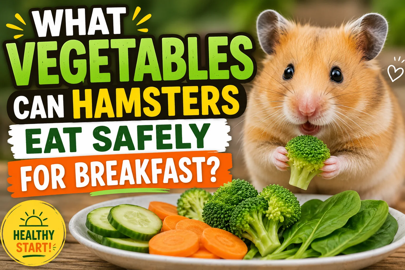 What Vegetables Can Hamsters Eat Safely for Breakfast?