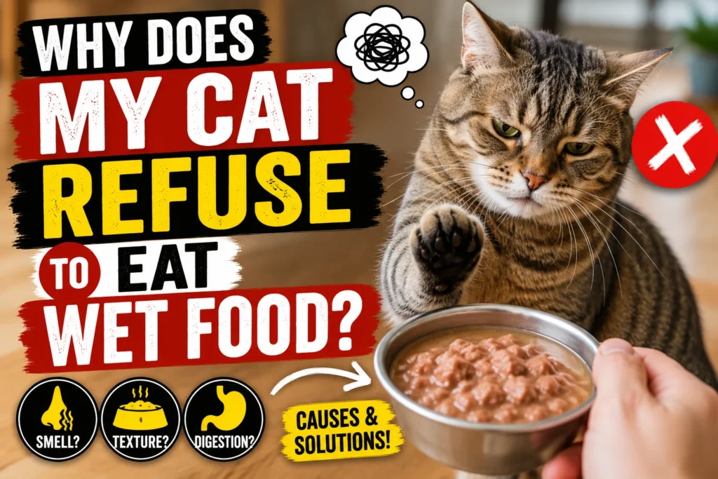 Why Does My Cat Refuse to Eat Wet Food? 