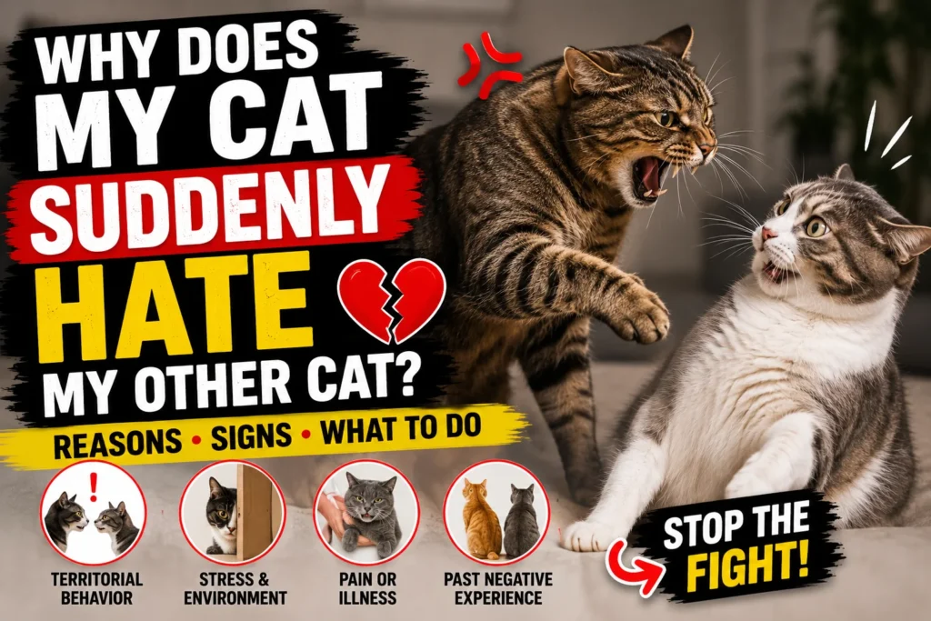 Why Does My Cat Suddenly Hate My Other Cat?