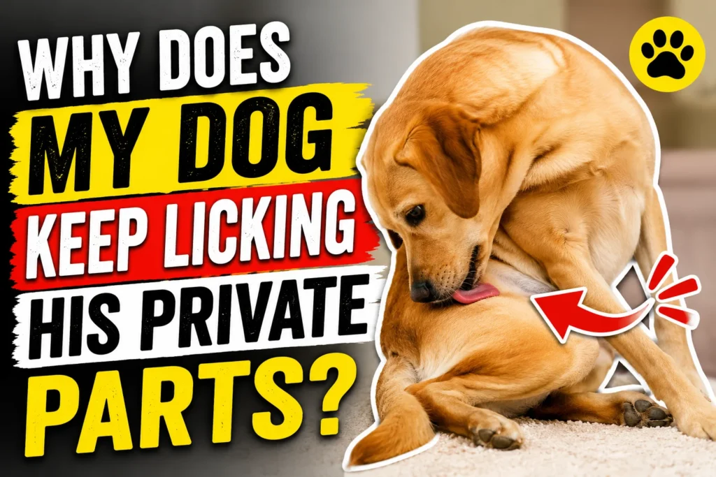 Why Does My Dog Keep Licking His Private Parts?