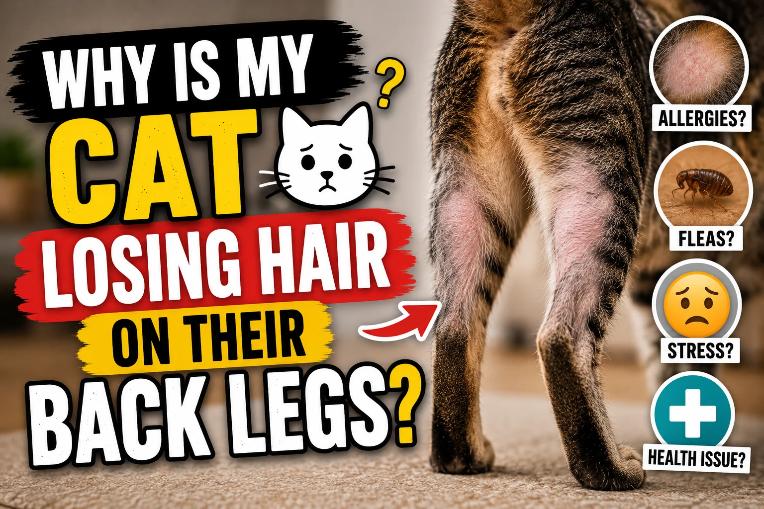 Why Is My Cat Losing Hair on Their Back Legs?