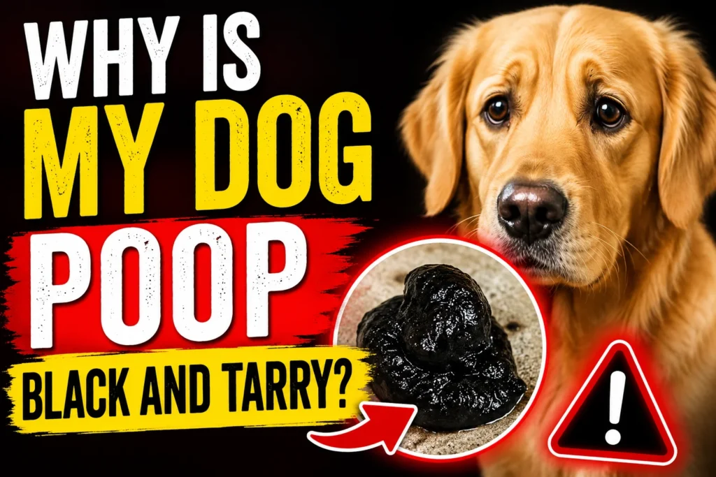 Why Is My Dog Poop Black And Tarry?
