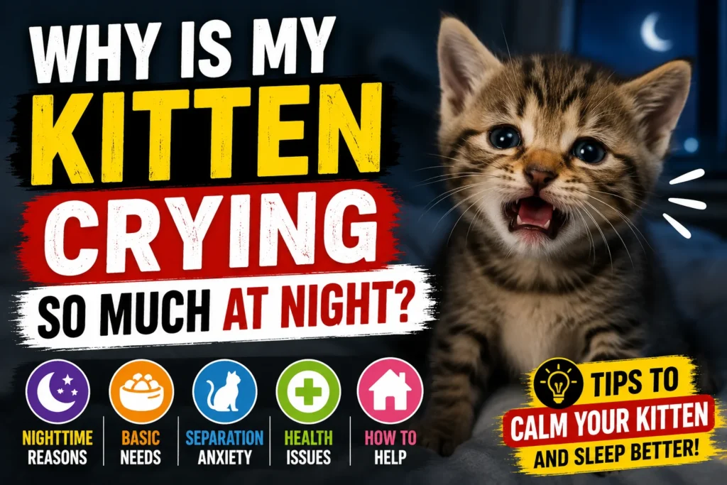 Why Is My Kitten Crying So Much at Night?