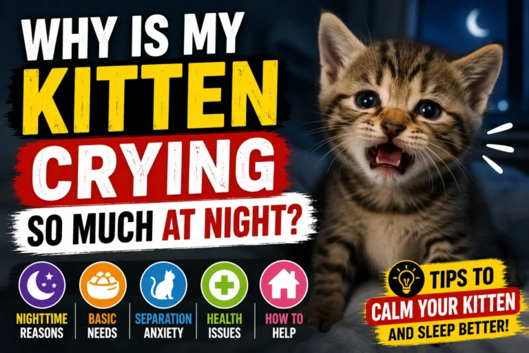 Why Is My Kitten Crying So Much at Night?