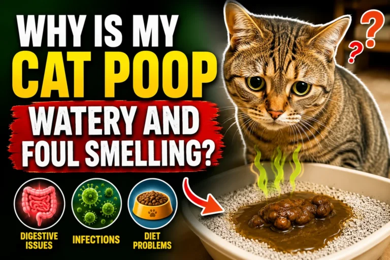 Why is My Cat Poop Watery and Foul Smelling?